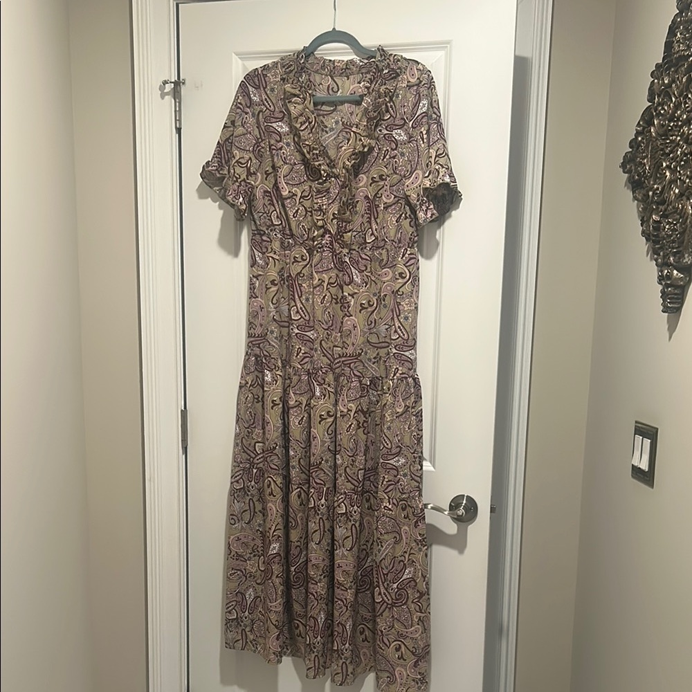 Amazon Elegant Paisley Print Dress